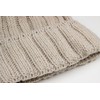 Ever Bloom Women's Knitted Hat with Faux Fur Bobble Removable,