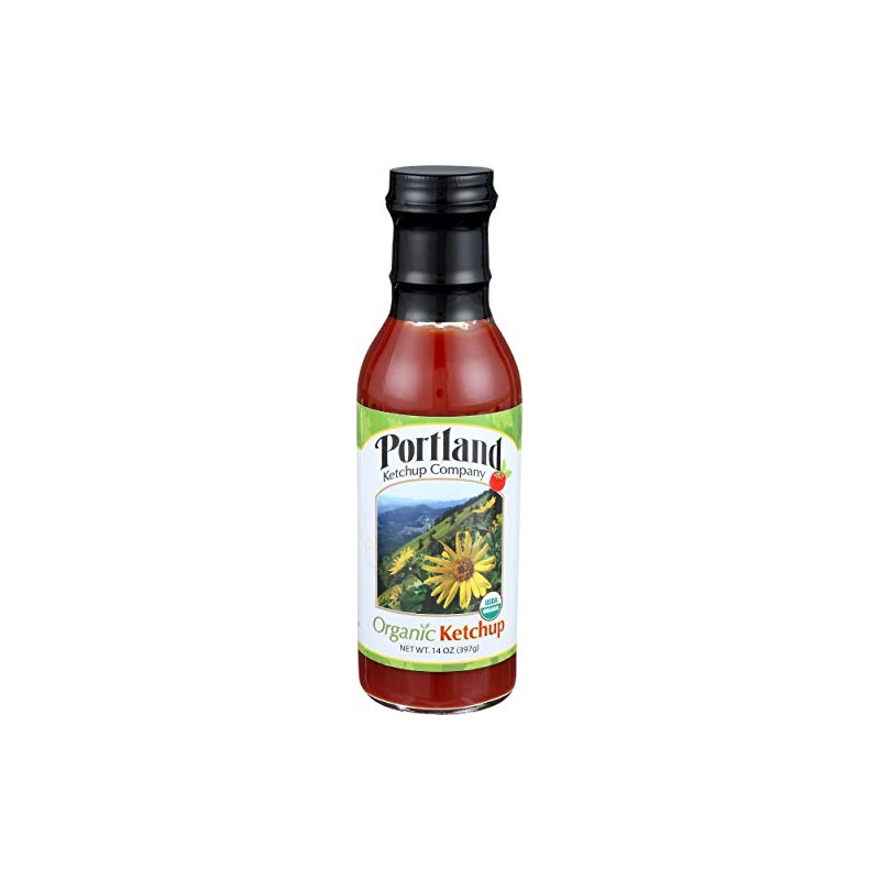 Portland Organic Ketchup by Portlandia Foods - 14 oz Glass