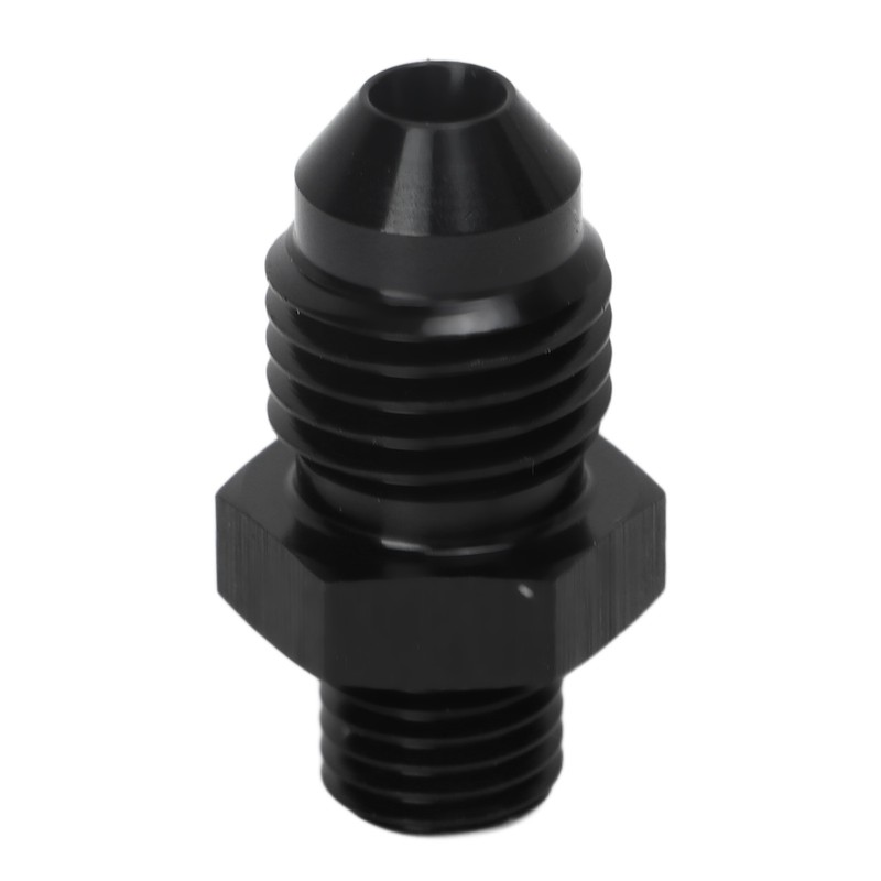 1 Pair AN4 to M8 Oil Cooler Fitting Adapter Black