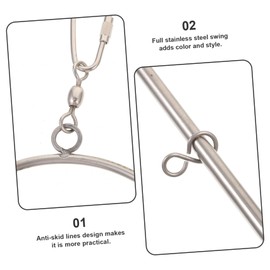 Gatuida Bird Swing for Cage Bird Feeding Bracket Bird Swings for Parakeets Bird Swing for Cockatiels