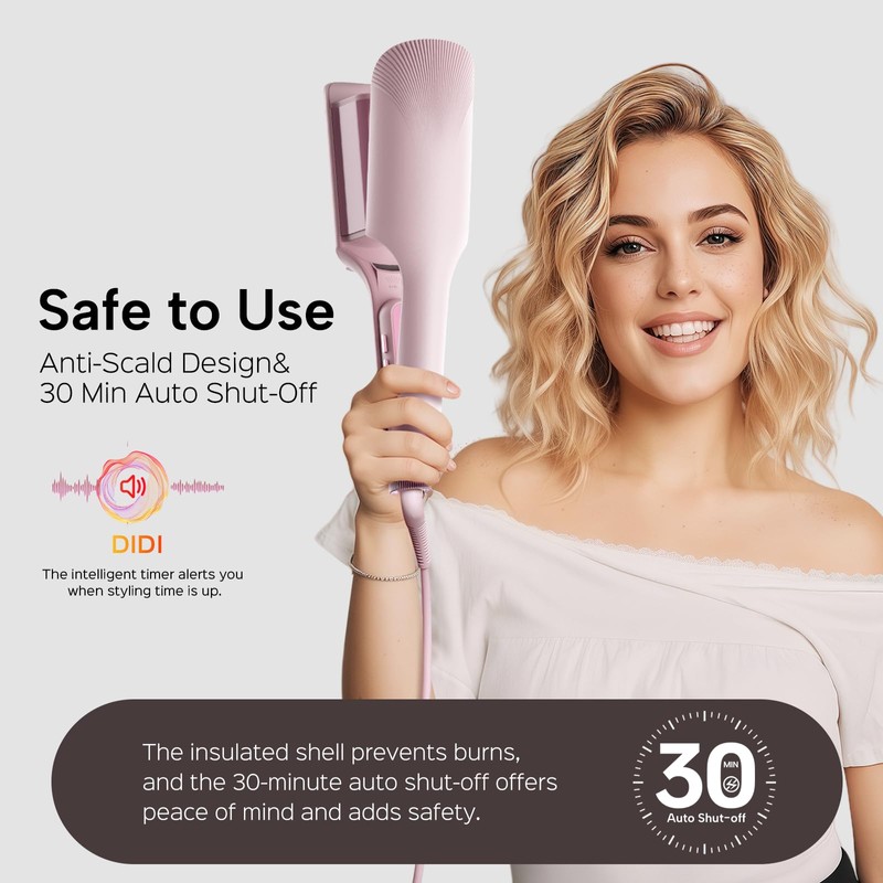 Crimper Waver Tool LENA S17S for Short to Medium Hair,
