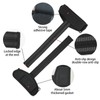 Gym Lifting Straps - Workout Straps,Adjustable Non-Slip Reinforced Wrist Support