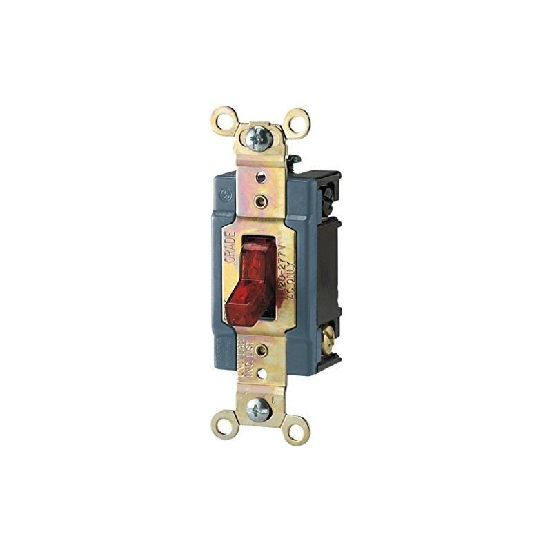 Eaton AH1201PL 15 Amp 120/277V Industrial Grade Toggle Switch with