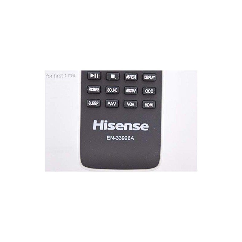 OEM Remote - Hisense EN-33926A for Select Hisense/Sharp TVs (Renewed)