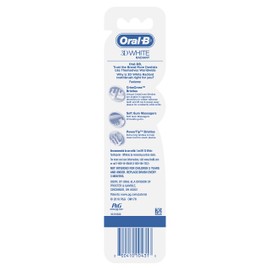 Oral-B 3D White Radiant Whitening Toothbrush 40 Soft 2 Count