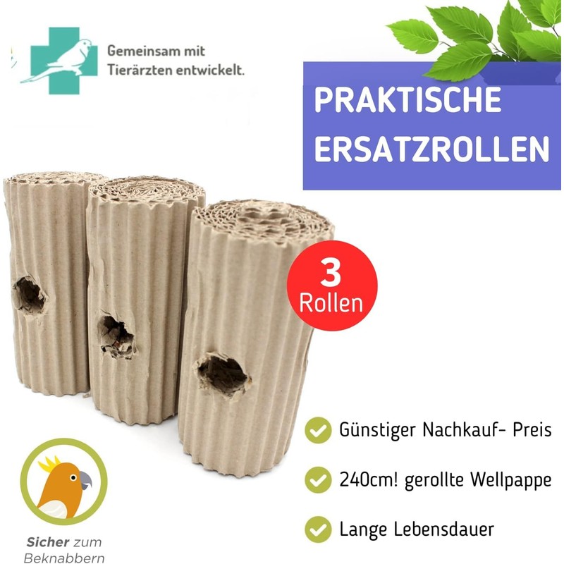 Vogelgaleria® Nibble Paradise for Birds - Activity Toy for Budgies,