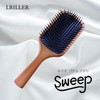 LRiLLER SWEEP Paddle Brush, Massage, Scalp Care, Comb, Promotes Circulation,