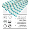 Lashuma Tablecloth Blue High-Quality Square Table Linen 80 x 80