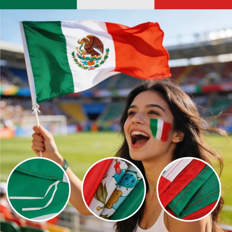 Fiesta Fútbol Paquete México 6 Kits De Cotillón Copa Mundial