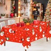 Tablecloth Christmas, Christmas Tablecloth Rectangular Plastic Christmas Table Runner Tablecloths