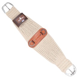 Classic Equine 100% Mohair Roper Cinch 31-Strand, Natural, 34-inch