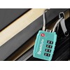 SharkByte TSA Approved Suitcase Locks - 4-Dial Security Travel Combination