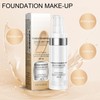 Foundation Color Changing,Flawless Colour Changing Warm Skin Tone Foundation,Liquid Foundation,Founda-tion