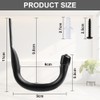 HOTUT Universal Heavy Duty Garage Storage Hooks Set, 6pcs Heavy