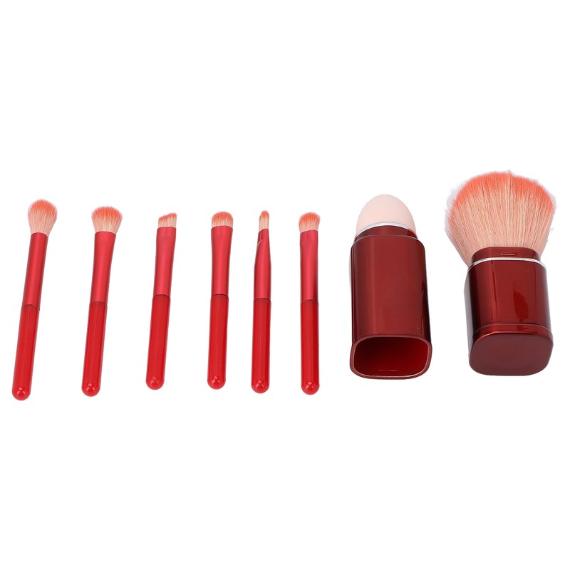 8 in 1 Makeup Brushes Set Telescopic Mini Portable Cosmetic