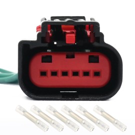 GROBARPART Mass Air Flow Sensor 3L3A-12B579-Ba Afls131 Connector Wiring Harness Pigtail Plug Wire Compatible with Ford F150 F250 E150 E250 E350 Compatible with Lincoln Compatible with Mercury