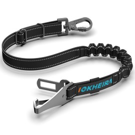 IOKHEIRA Dog Seat Belt for Car, Dog Car Harnesses Suitable for Safety Belt Buckle, ISOFIX and LATCH