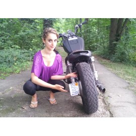 Beetelo Rolled License plate Relocator Honda Shadow VT series VT750 VT600 ACE VT750C VLX