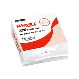Nippon Paper Crecia Wipeall X70 Cross-Like 13.2 x 13.5 inches (335 x 343 mm), 50 Sheets 60575