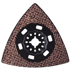 Makita B-69814 Starlock HM/TC Delta Plate 90mm TMA085 Grit 60 Mortar Glue Fiberglass Wood Multi Tool Multi Tool Pack of 1