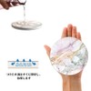 HAOCOO Coasters Stylish Ceramic Marble Pattern Cork Back Round Set