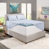Nestl Bed Linen Set, Ice Blue, 4 Piece King Size