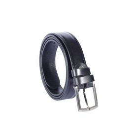 Kabber Black Suit Belt for Men Leather - High Quality Tanned Trouser Belt/Leather Belt for Men - 3.5cm Wide, 118-Black, 105