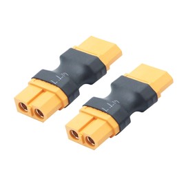 Maixbomr XT60 Female to Female Connector Adapter, XT60 Connector No Wire Adapter Converter for RC Lipo Battery Drone Toy Car etc(2Pcs)
