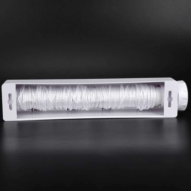 Retractable Clothesline, Plastic Adjustable Clothes Drying Rope Hanger for Indoor
