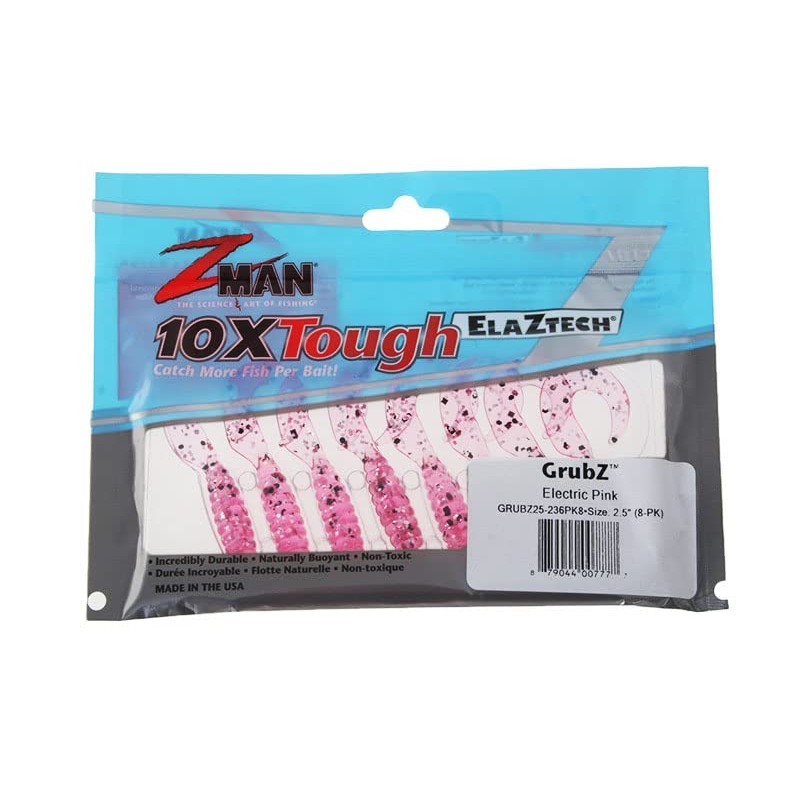 Z-MAN Grub, 2.5", Electric Pink