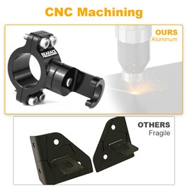 REARACE Roll Cage Helmet Hook Bracket Fits 1.75"-2" Roll Bar, UTV Hanger Heavy Duty Aluminum for Headset Helmet Compatible with Polaris RZR 900 1000 XP Pro Can Am X3