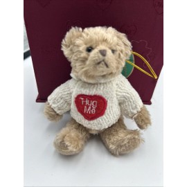 Bearington Bears Lot of 3 Bearington Collection Mini Valentine Jointed Stuffed Teddy NOS Sweaters