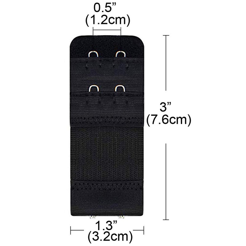 6pcs Women Soft Comfortable Bra 2 Hooks and 3 Hooks