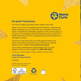 Marie Curie Three Wise Men Christmas Greeting Cards, 10 Pack, 14 x 14 cm, Envelopes Included, FSC Board, Made in UK