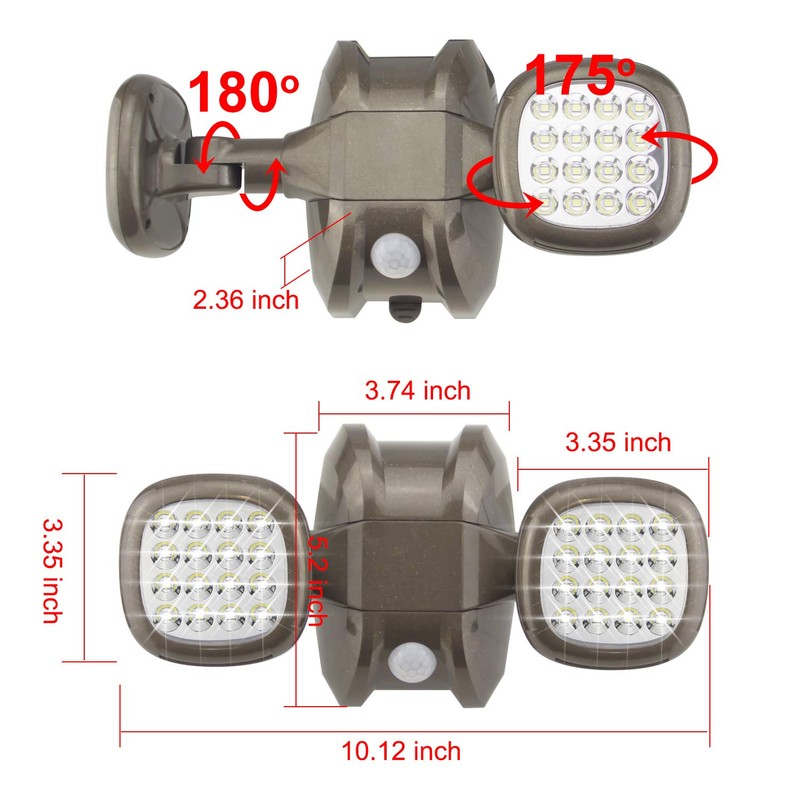 BIGLIGHT Motion Sensor Light Battery Operated, IP65 Waterproof Wireless Indoor