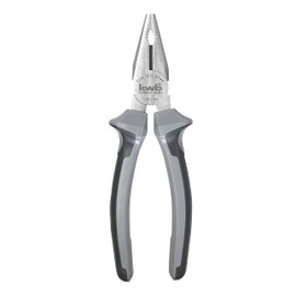 kwb Combination Pliers in 180 mm, Made in Germany with 2-Component Handle with Hand Guard, Made of Anti-Glare Carbon Steel, with Grip Zone and Hardened Cutting Edges, Conforms to DIN ISO 5747