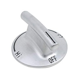 2-Pack 74007733 Gas Range Cooktop Burner Knob Replacement for Jenn-Air JGD8430ADB - Compatible with WP7733P410-60 Top Burner Control Knob