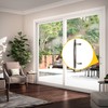 BRIXWELL Chrome Die-Cast Handle for Sliding Patio Door with 6-5/8"