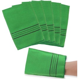 6-teilige Peeling-Handschuhe, Handschuhe zur Entfernung abgestorbener Haut für die Tiefenreinigung, abgestorbene Zellen und Trocknung zur Entfernung von Hautunreinheiten und Poren