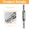 3 Pcs Upgrade Hinge Drill Bit Set Bring 1 Wrench,