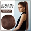 YAYNO 1 Stück Zopf Extension Ponytail Langer Glatter Pferdeschwanz Zopf