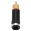 Preffair R1764 RCA Audio Plug 24K Gold Plated Signal Cable