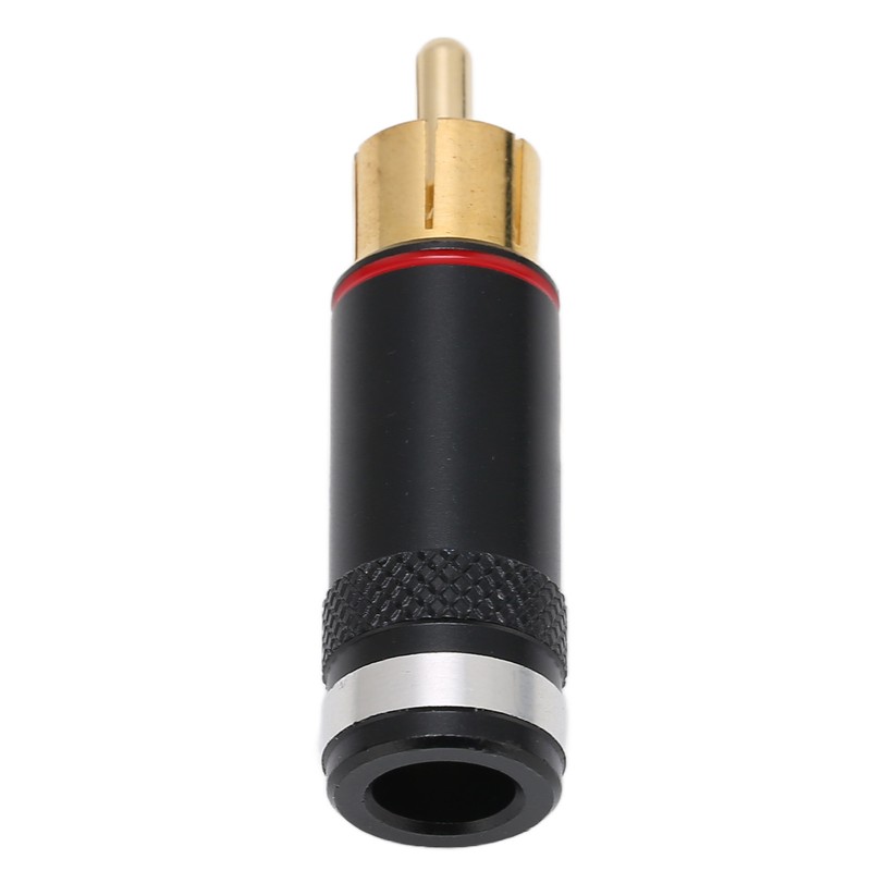 Preffair R1764 RCA Audio Plug 24K Gold Plated Signal Cable