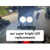 MHK Lighting 2 Ultra Bright LED headlight bulbs for John