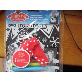 RUDOLPH THE RED-NOSED REINDEER & BUMBLE SNOW MAN CHRISTMAS DECORATION CRAFT KIT