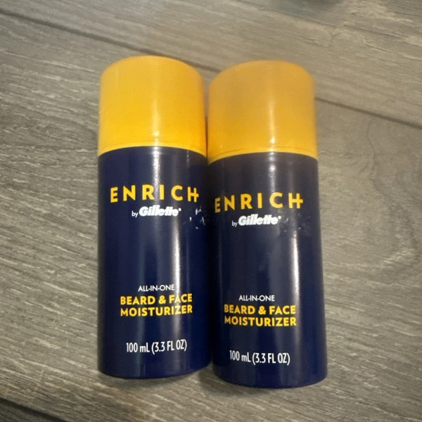 Gillette 2 Enrich By Gillette All-in-One Beard & Face Moisturizer,