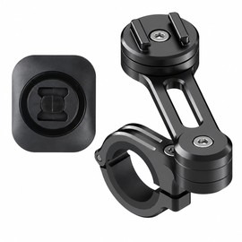 Motorcycle Phone Mount for Handlebar Use – Anti-Shock ABS & CNC Aluminum Holder for Everyday Riding