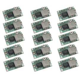 VKLSVAN 15PCS Mini 360 Buck Converter 3A DC-DC Voltage Regulator Power Supply Module Voltage Regulator 4.75-23 V to 1.0-17 V
