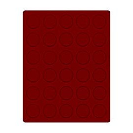 LINDNER Das Original Velourseinlage, dunkelrot, mit 30 runden Vertiefungen für Münzen mit Ø36 mm