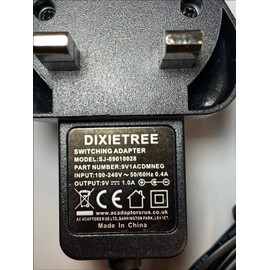 Replacement for 9V Negative Polarity AC-DC Adaptor for Roland ASC-10 MIDI Scale Converter